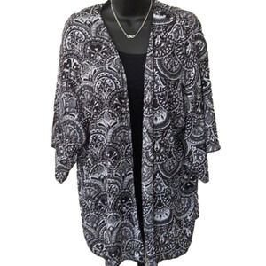 Kaii kimono cardigan top swim cover up duster